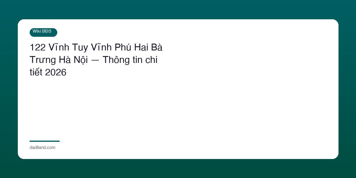 122 Vinh Tuy Vinh Phu Hai Ba Trung Ha Noi