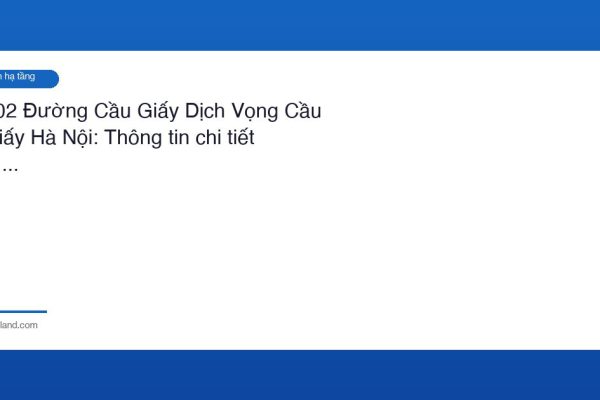 302 Duong Cau Giay Dich Vong Cau Giay Ha Noi
