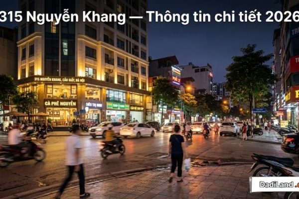 315 Nguyễn Khang — Thông tin chi tiết 2026
