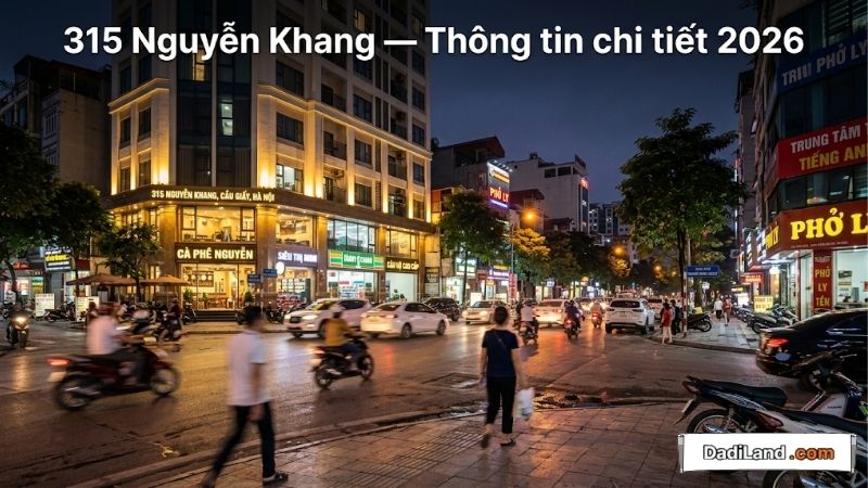 315 Nguyễn Khang — Thông tin chi tiết 2026