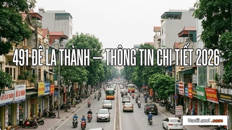 491 Đê La Thành — Thông tin chi tiết 2026
