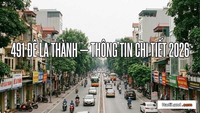 491 Đê La Thành — Thông tin chi tiết 2026