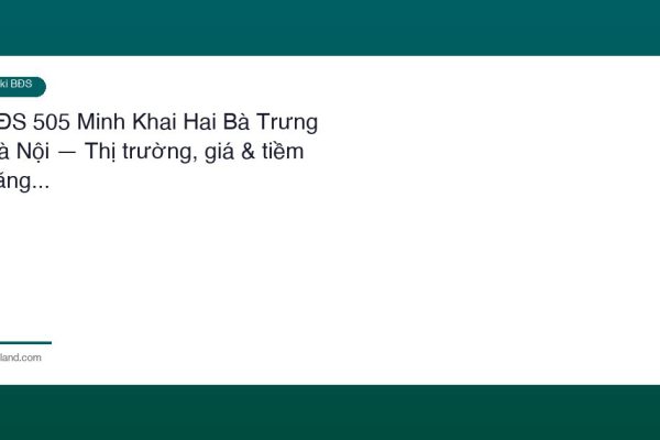 505 Minh Khai Hai Ba Trung Ha Noi
