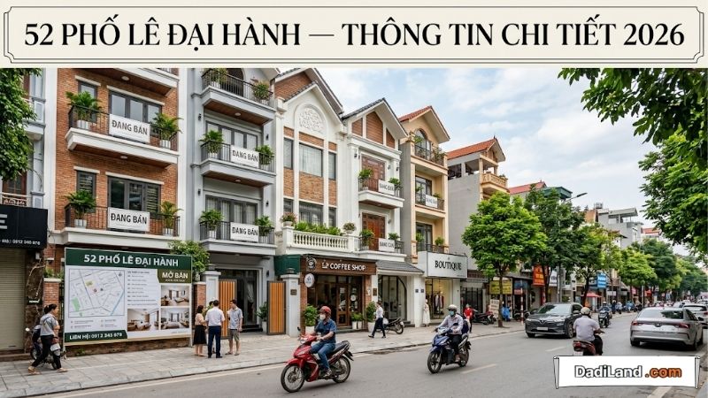 52 Phố Lê Đại Hành — Thông tin chi tiết 2026