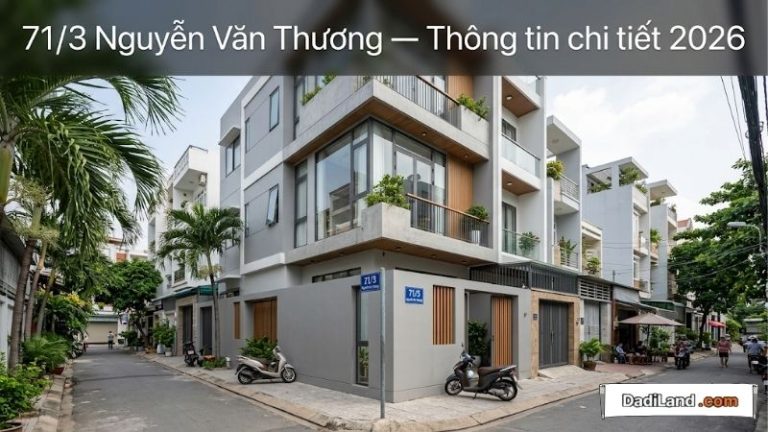71 3 Nguyễn Văn Thương — Thông tin chi tiết 2026