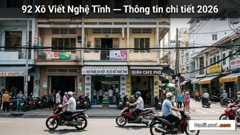 92 Xô Viết Nghệ Tĩnh — Thông tin chi tiết 2026