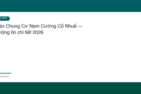 Ban Chung Cu Nam Cuong Co Nhue
