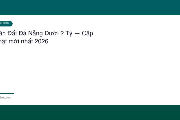 Ban Dat Da Nang Duoi 2 Ty