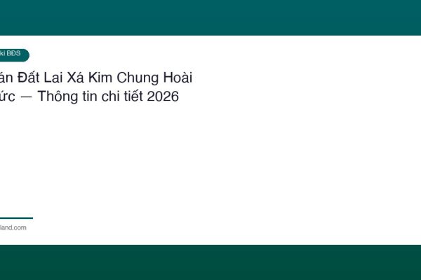 Ban Dat Lai Xa Kim Chung Hoai Duc