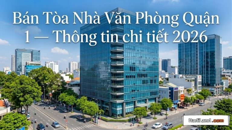 Bán Tòa Nhà Văn Phòng Quận 1 — Thông tin chi tiết 2026