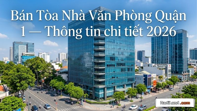 Bán Tòa Nhà Văn Phòng Quận 1 — Thông tin chi tiết 2026