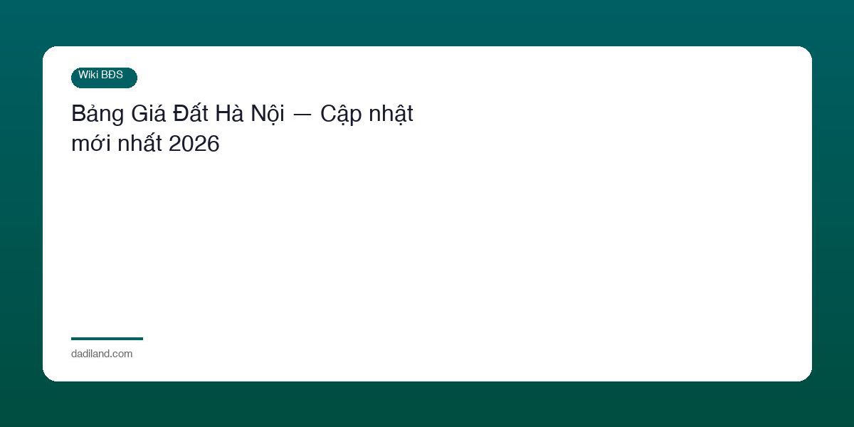 Bang Gia Dat Ha Noi