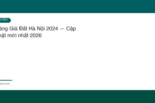 Bang Gia Dat Ha Noi 2024