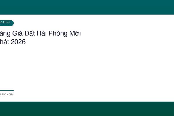 Bang Gia Dat Hai Phong Moi Nhat