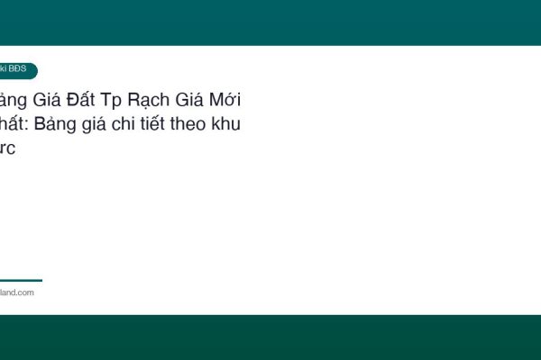 Bang Gia Dat Tp Rach Gia Moi Nhat