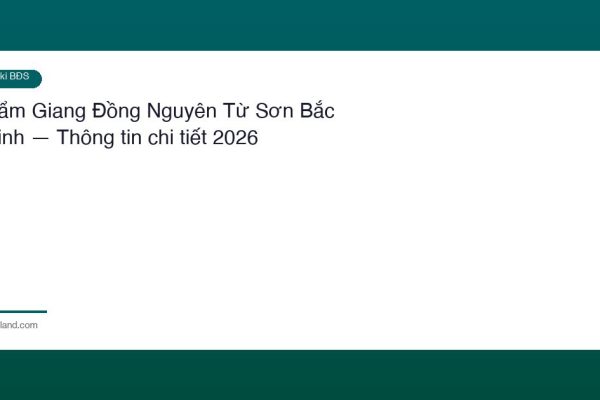 Cam Giang Dong Nguyen Tu Son Bac Ninh