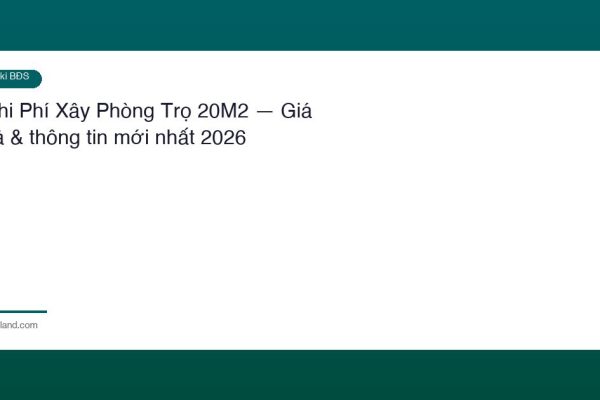 Chi Phi Xay Phong Tro 20M2