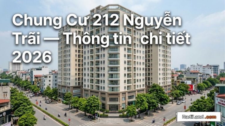 Chung Cư 212 Nguyễn Trãi — Thông tin chi tiết 2026