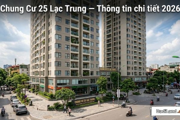 Chung Cư 25 Lạc Trung — Thông tin chi tiết 2026
