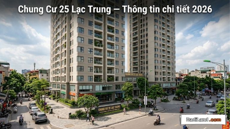 Chung Cư 25 Lạc Trung — Thông tin chi tiết 2026
