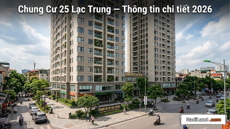 Chung Cư 25 Lạc Trung — Thông tin chi tiết 2026
