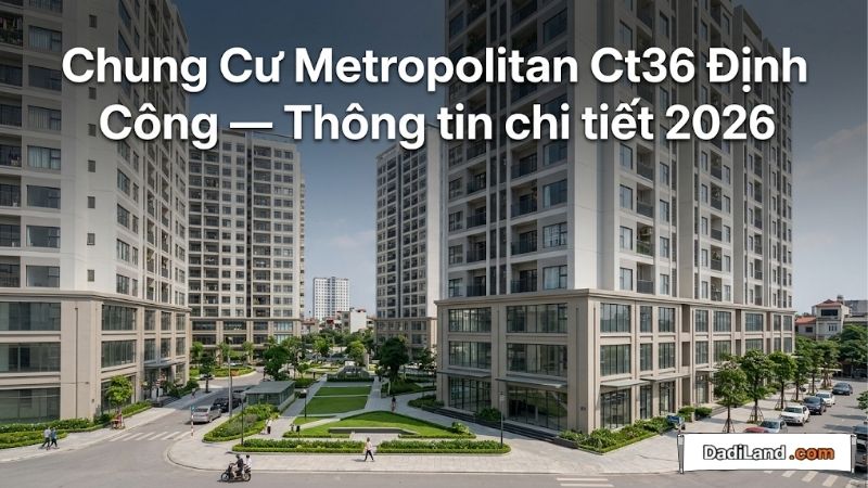 Chung Cư Metropolitan Ct36 Định Công — Thông tin chi tiết 2026