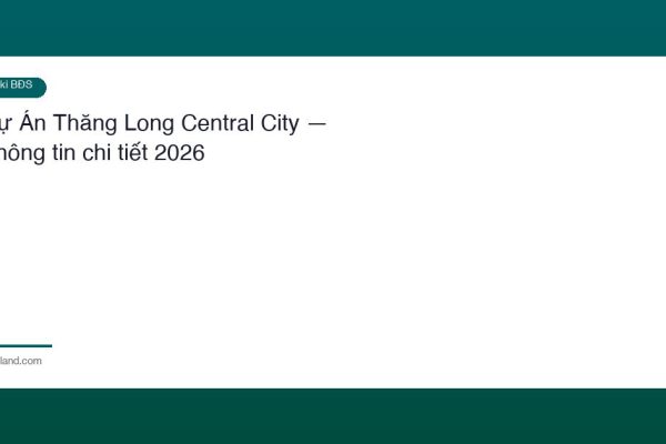 Du An Thang Long Central City