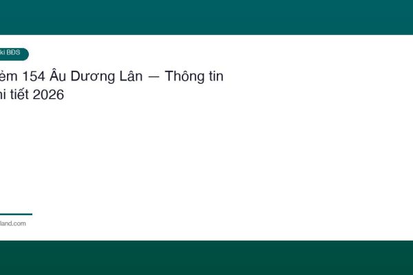 Hem 154 Au Duong Lan