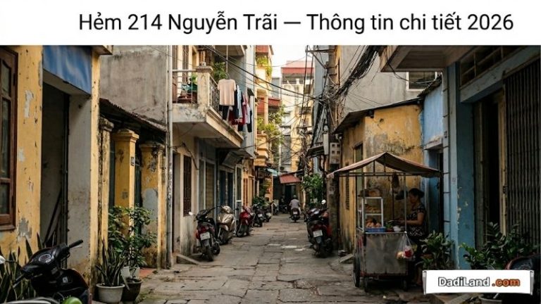 Hẻm 214 Nguyễn Trãi — Thông tin chi tiết 2026