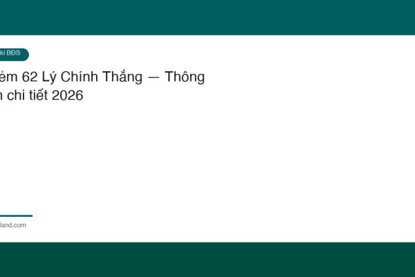 Hem 62 Ly Chinh Thang