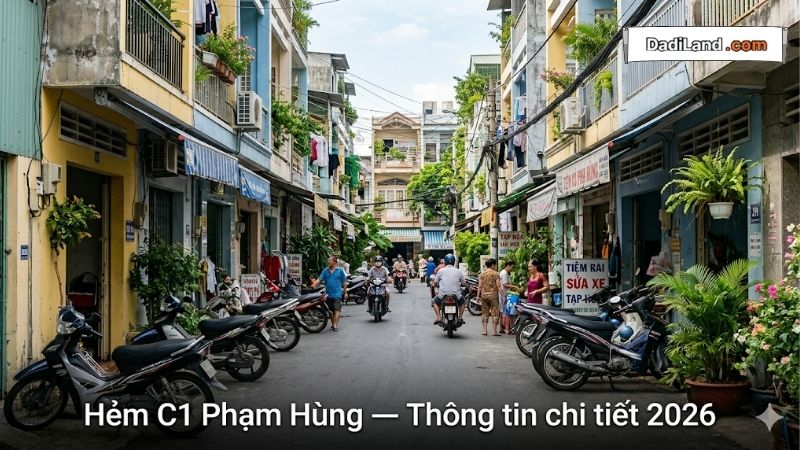 Hẻm C1 Phạm Hùng — Thông tin chi tiết 2026