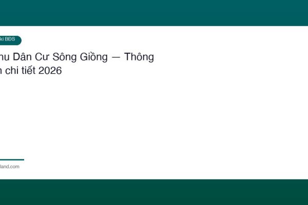 Khu Dan Cu Song Giong