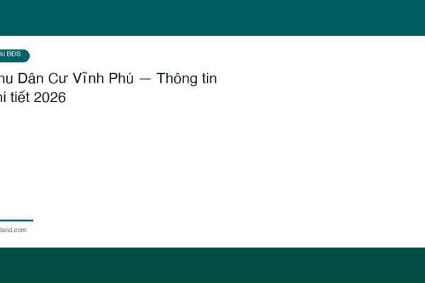 Khu Dan Cu Vinh Phu