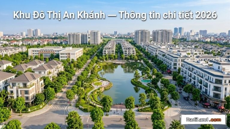 Khu Đô Thị An Khánh — Thông tin chi tiết 2026