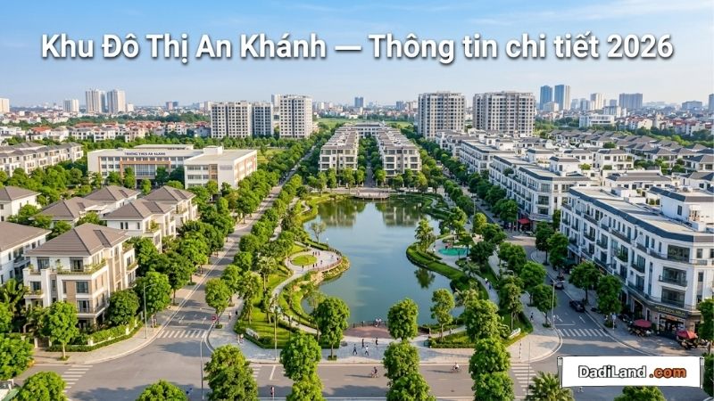 Khu Đô Thị An Khánh — Thông tin chi tiết 2026