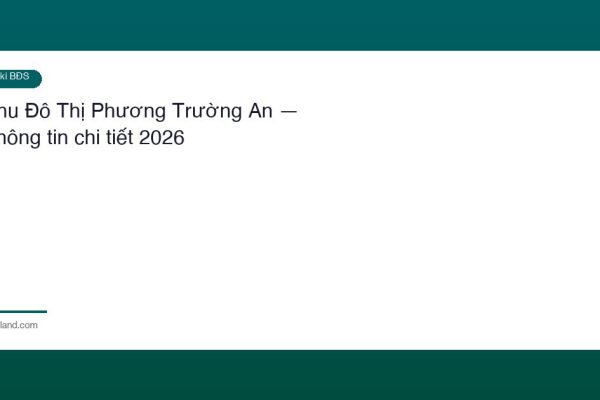 Khu Do Thi Phuong Truong An