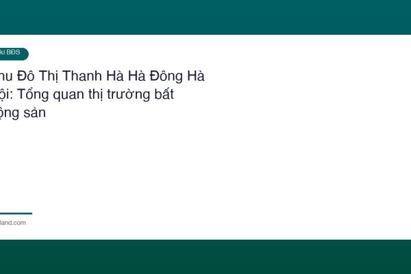 Khu Do Thi Thanh Ha Ha Dong Ha Noi