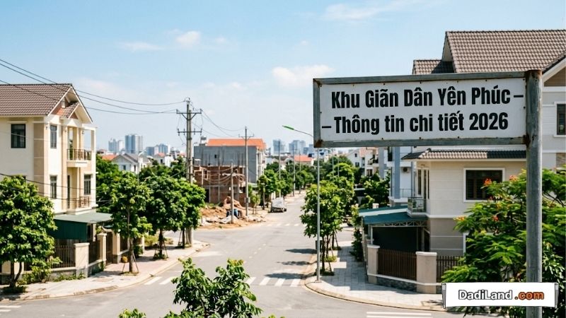 Khu Giãn Dân Yên Phúc — Thông tin chi tiết 2026