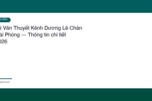 Le Van Thuyet Kenh Duong Le Chan Hai Phong