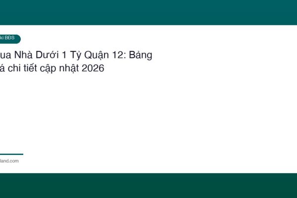 Mua Nha Duoi 1 Ty Quan 12