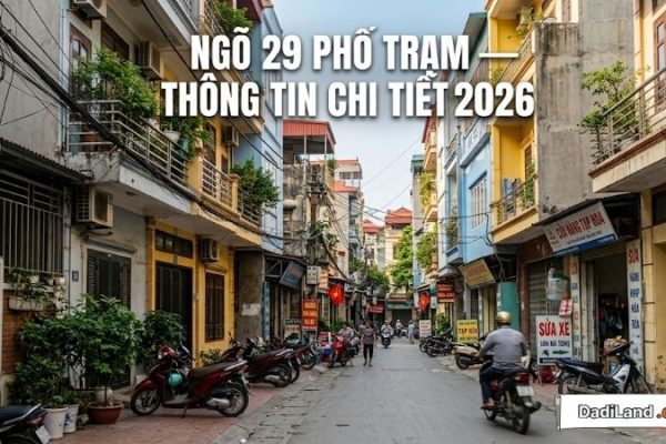 Ngõ 29 Phố Trạm — Thông tin chi tiết 2026