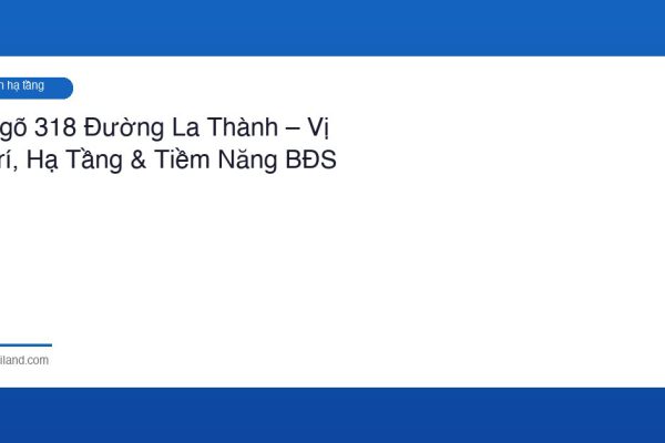 Ngo 318 Duong La Thanh