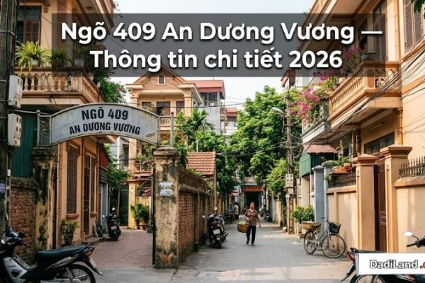 Ngõ 409 An Dương Vương — Thông tin chi tiết 2026