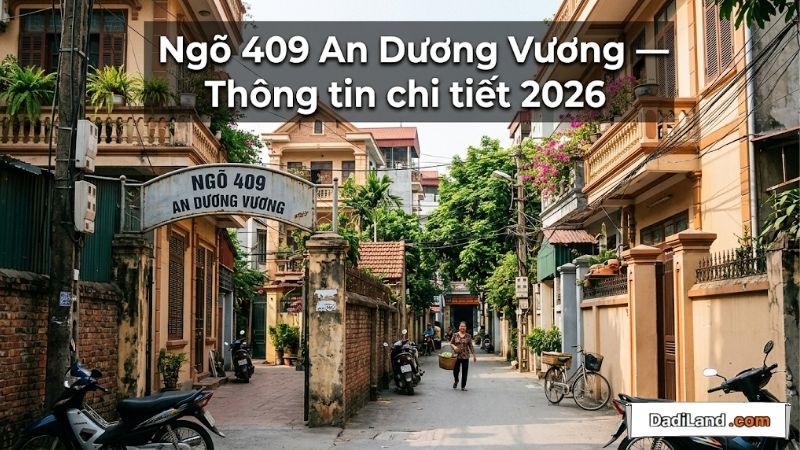 Ngõ 409 An Dương Vương — Thông tin chi tiết 2026