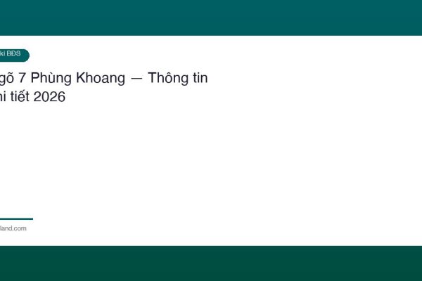 Ngo 7 Phung Khoang