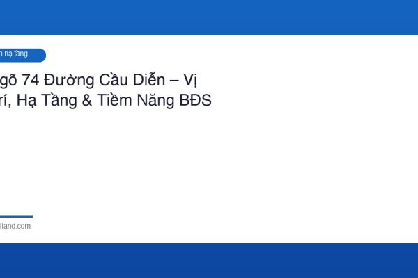 Ngo 74 Duong Cau Dien