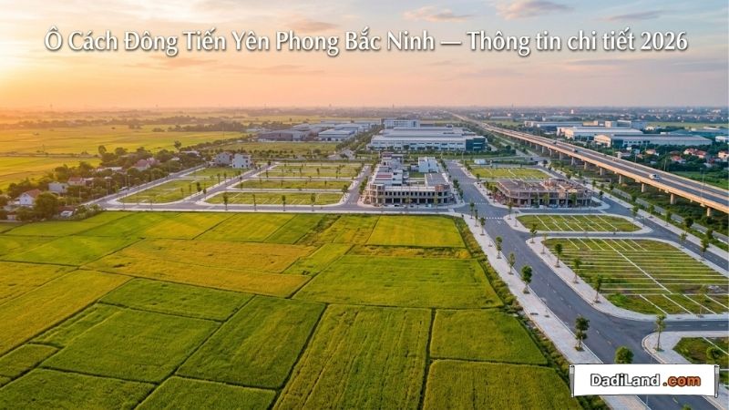 Ô Cách Đông Tiến Yên Phong Bắc Ninh — Thông tin chi tiết 2026