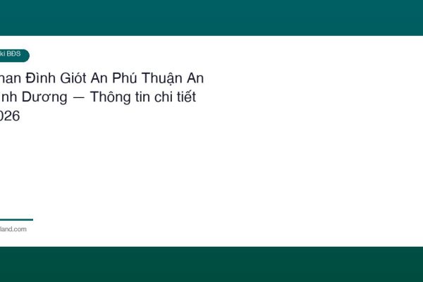 Phan Dinh Giot An Phu Thuan An Binh Duong