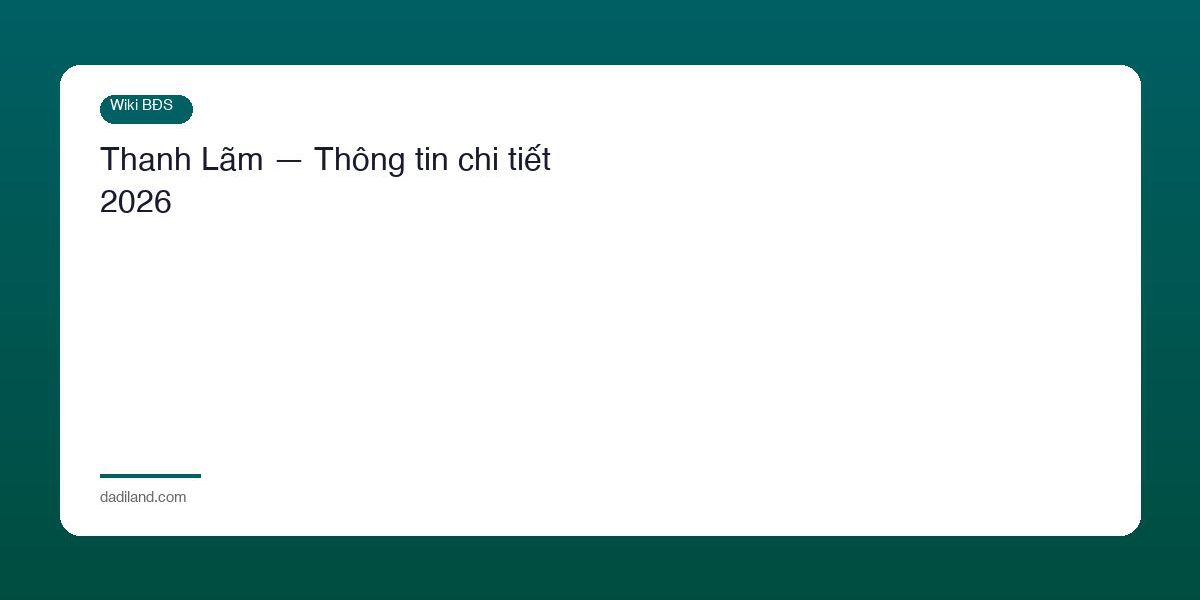 Thanh Lam