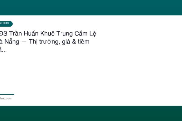 Tran Huan Khue Trung Cam Le Da Nang